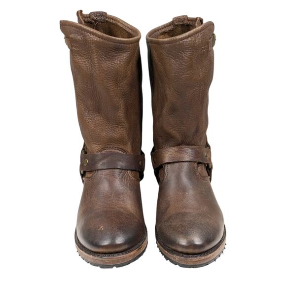 Vintage Shoe Company Eliza Slouch Harness Boots EUC $328 Size 8.5M   S3187 - Picture 4 of 12